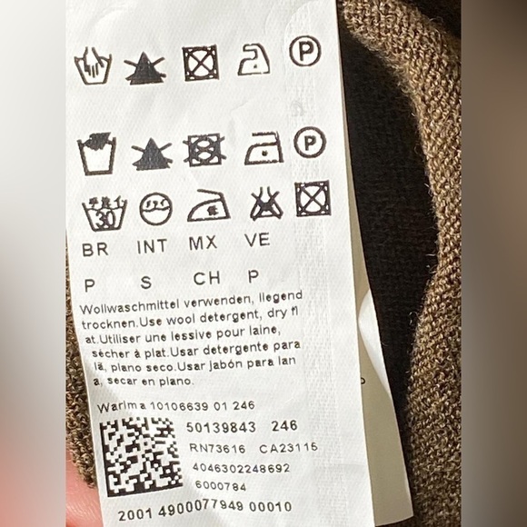 Hugo Boss by Boss Orange Women Crew Neck Ribbed Sweater in Merino Wool - Picture 4 of 5